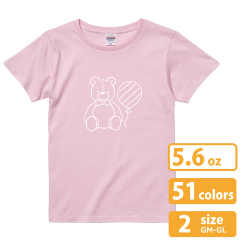 UnitedAthle 5.6oz ハイクオリティーTシャツ〈ガールズ〉